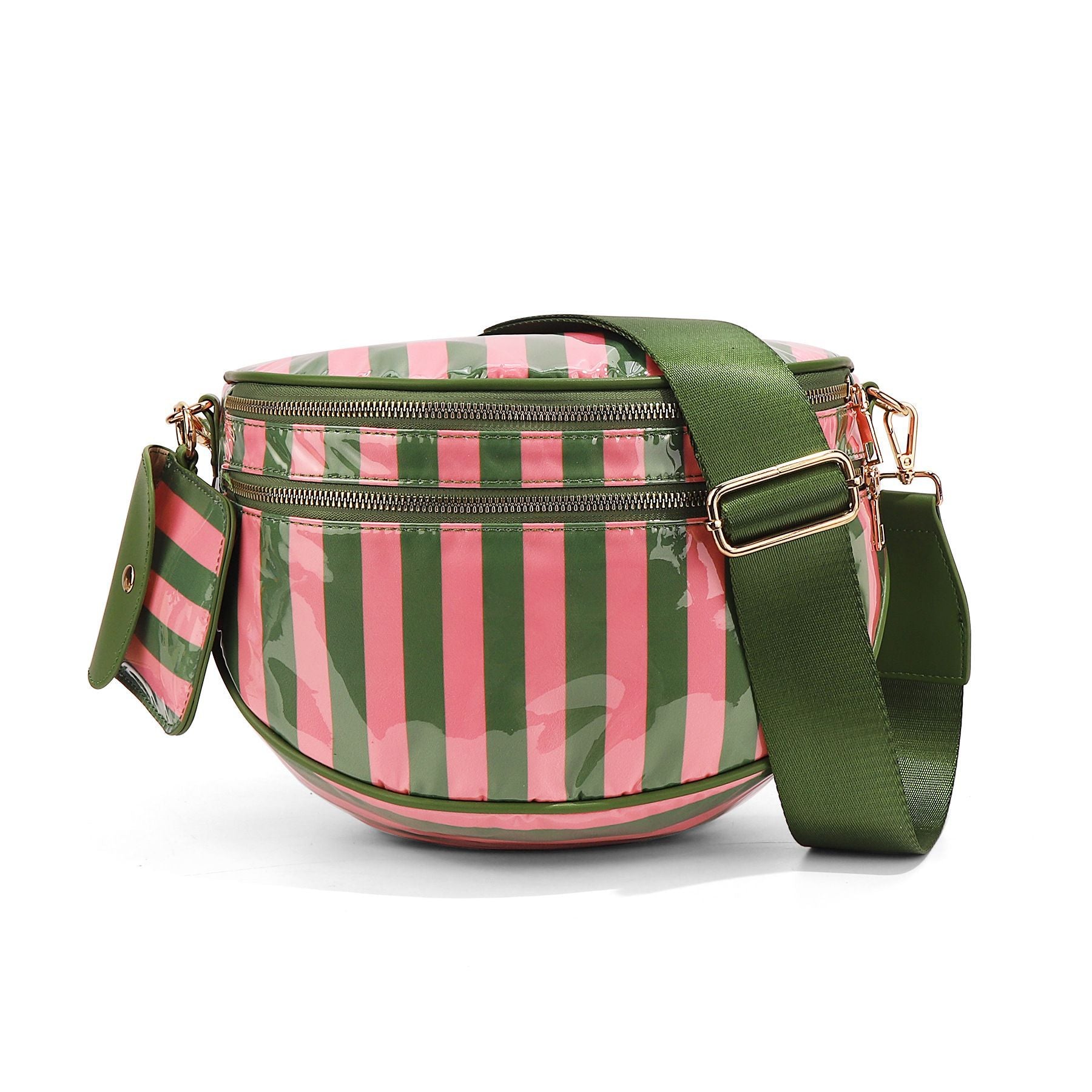 Checkered Crossbody Bag with Adjustable Strap