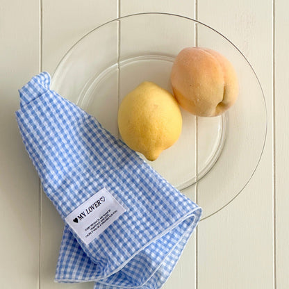 Checkered dishcloth