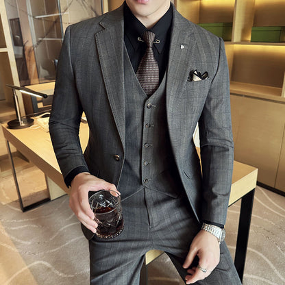 Checkered suit set