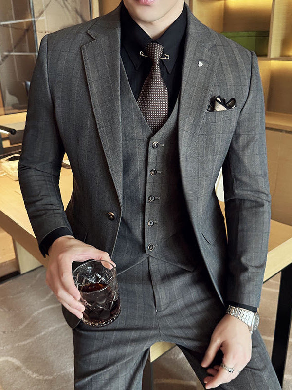 Checkered suit set