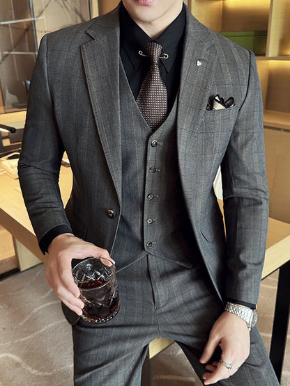 Checkered suit set