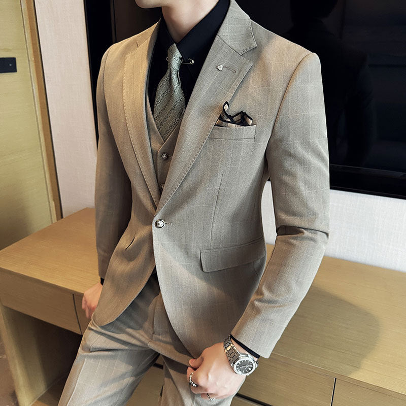 Checkered suit set