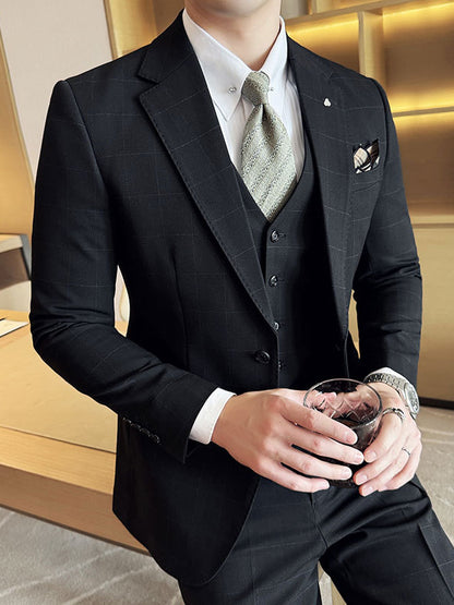 Checkered suit set