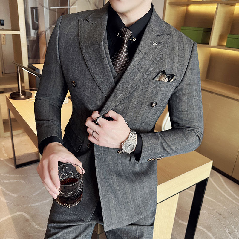 Checkered suit set