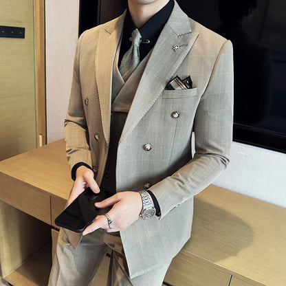 Checkered suit set