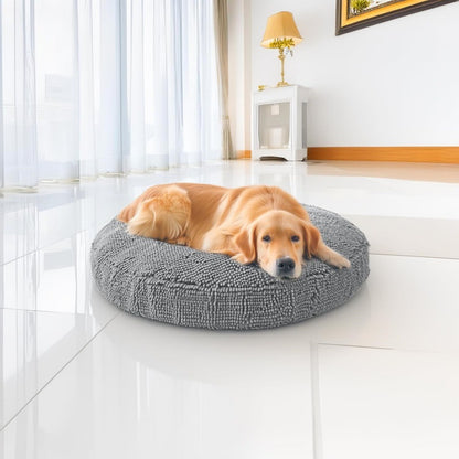 Chenille Donut Pet Bed Sleeping Mat