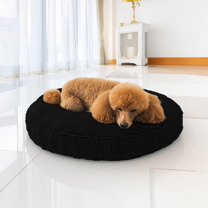 Chenille Donut Pet Bed Sleeping Mat