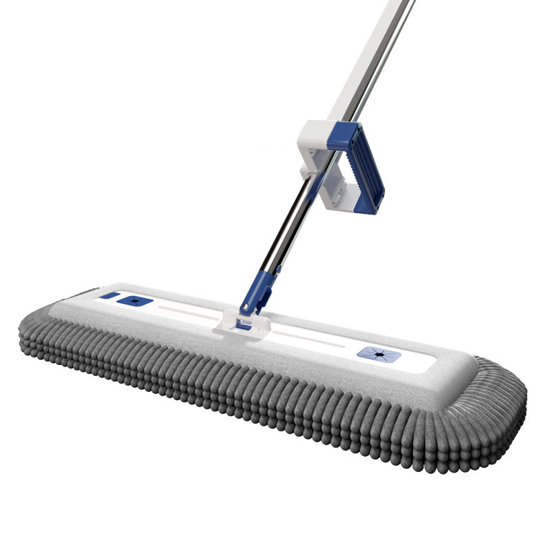 Chenille Hands-Free Flat Mop for Wood Floor Cleaning