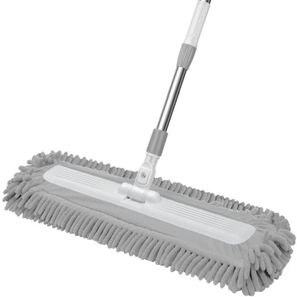 Chenille Mop with Telescopic Handle and Squeegee