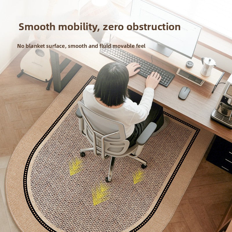 Chenille Office Chair Rug