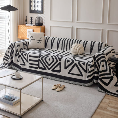 Chenille Sofa Cover Cloth Towel Sofa Blanket Cover Towel All-Inclusive Universal Sofa Cover Dustproof Four-Season Universal Sofa Cushion