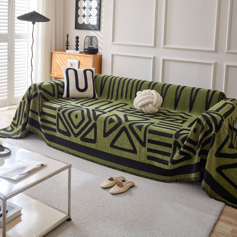Chenille Sofa Cover Cloth Towel Sofa Blanket Cover Towel All-Inclusive Universal Sofa Cover Dustproof Four-Season Universal Sofa Cushion