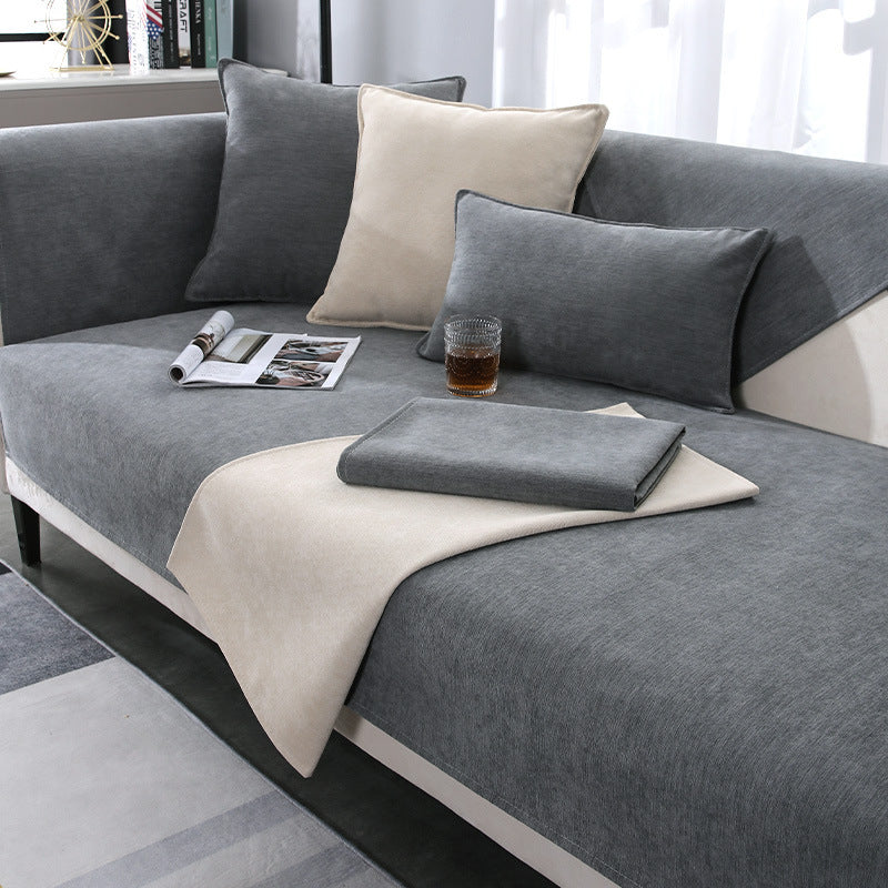 Chenille Sofa Cushion Cover