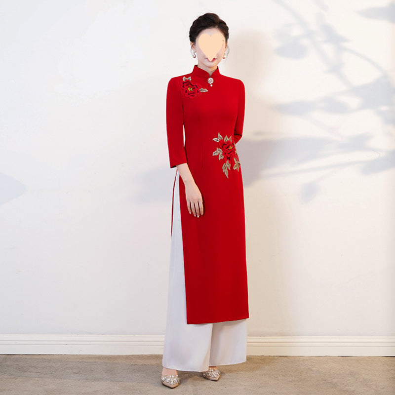 Cheongsam two-piece set