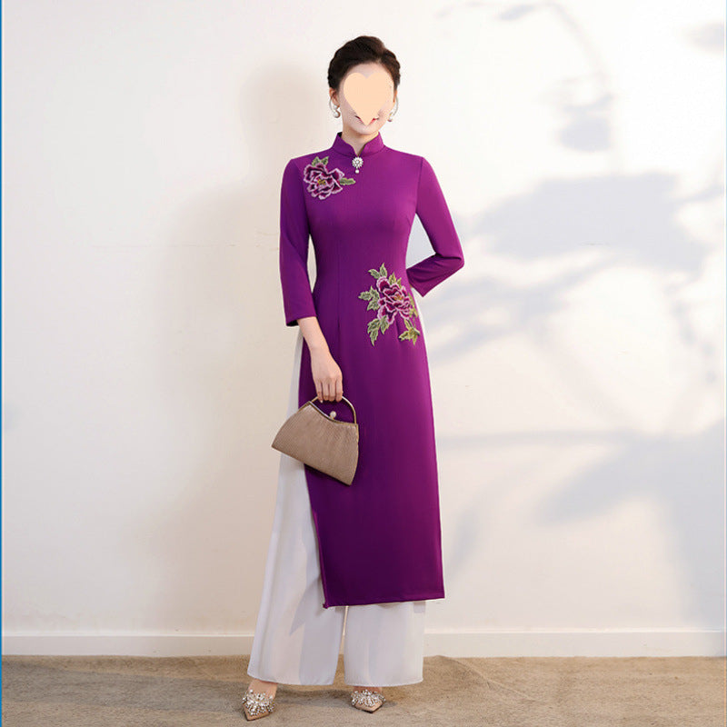Cheongsam two-piece set