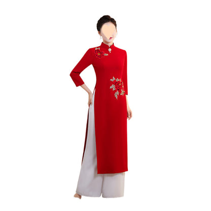 Cheongsam two-piece set