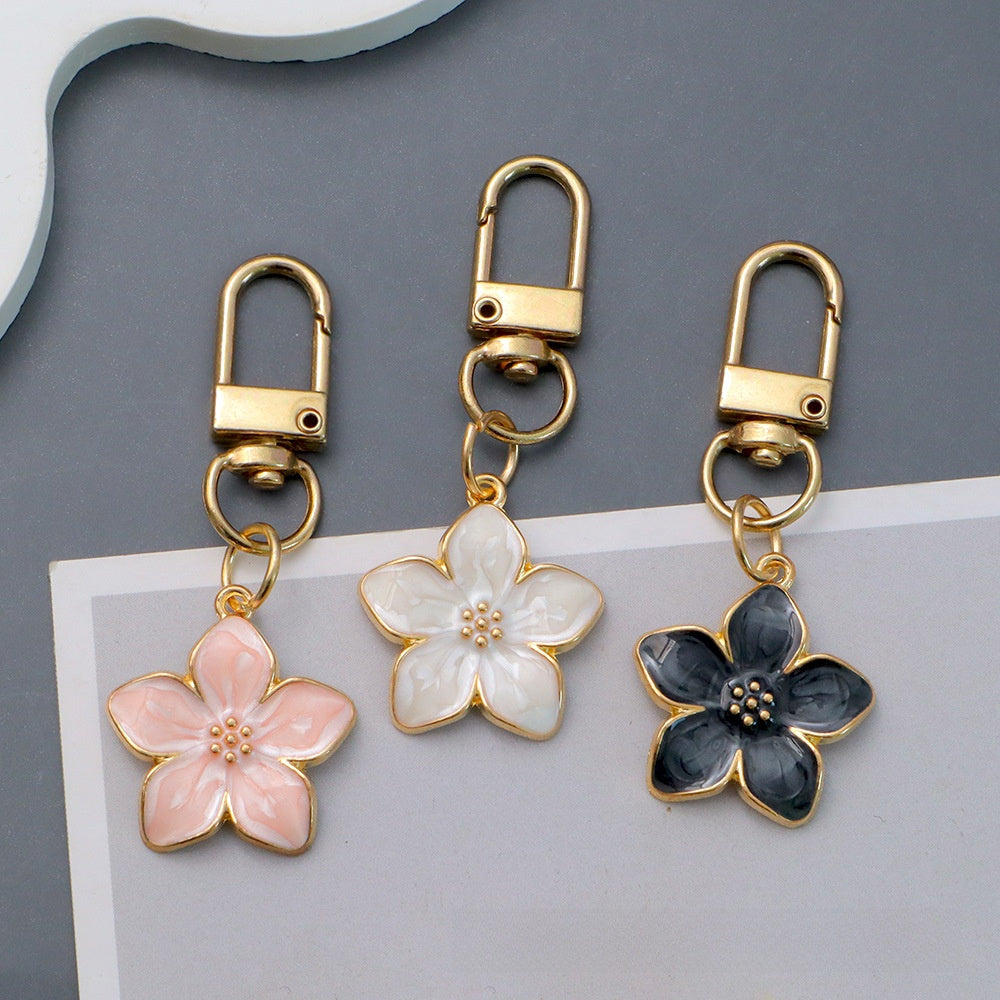 Cherry Blossom Cartoon Keychain