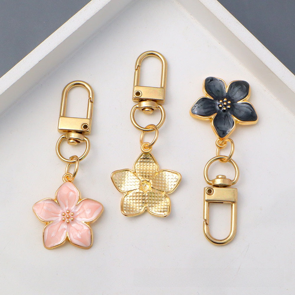 Cherry Blossom Cartoon Keychain