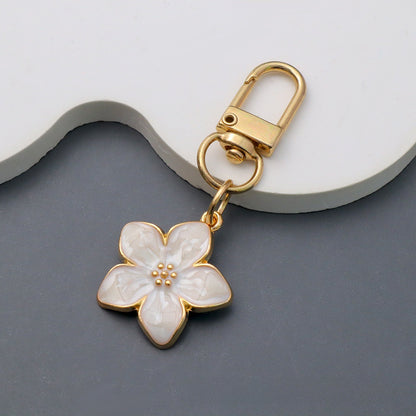 Cherry Blossom Cartoon Keychain