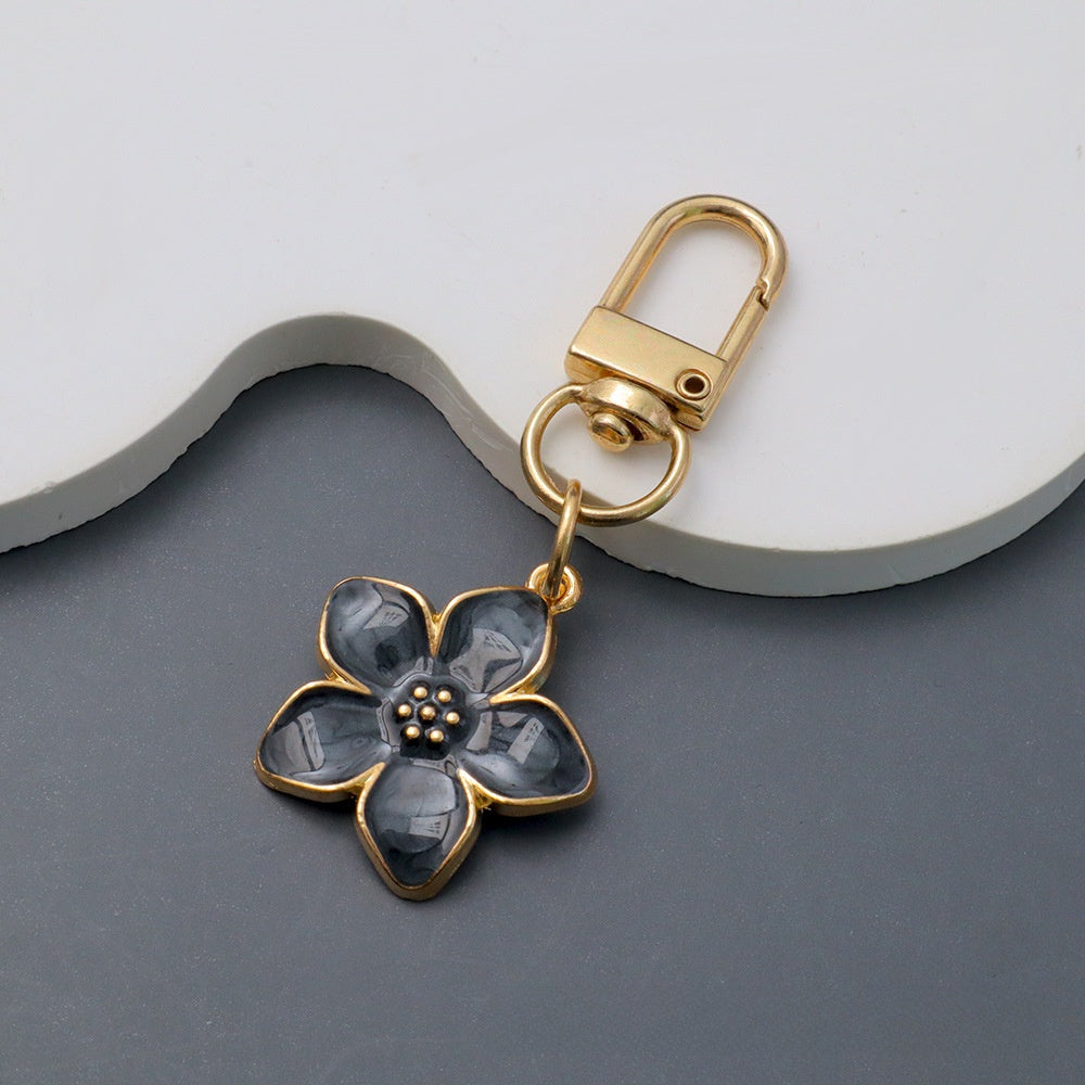 Cherry Blossom Cartoon Keychain