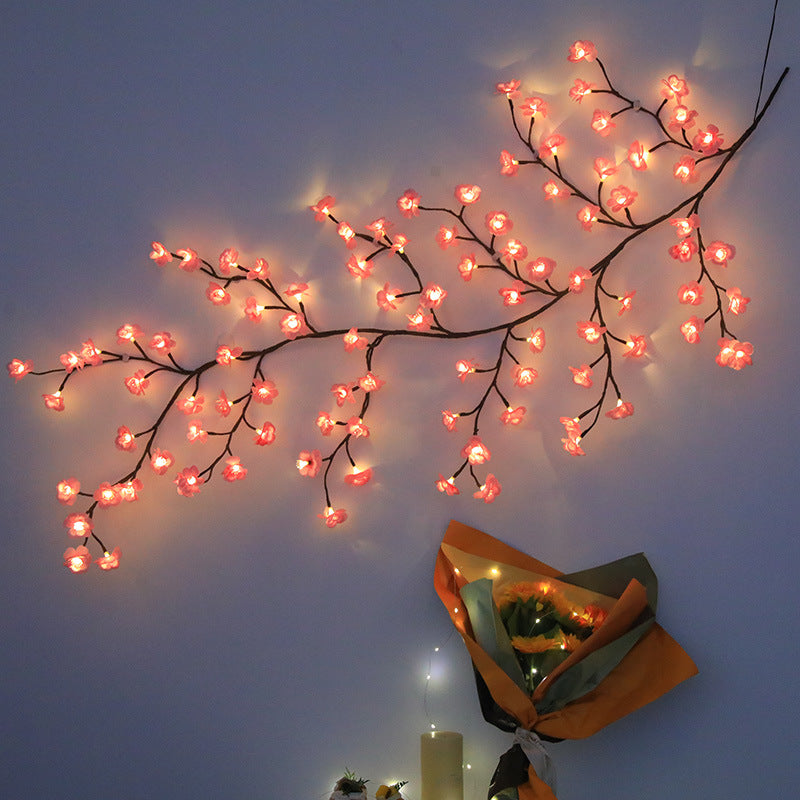 Cherry Blossom LED String Lights with Remote Control