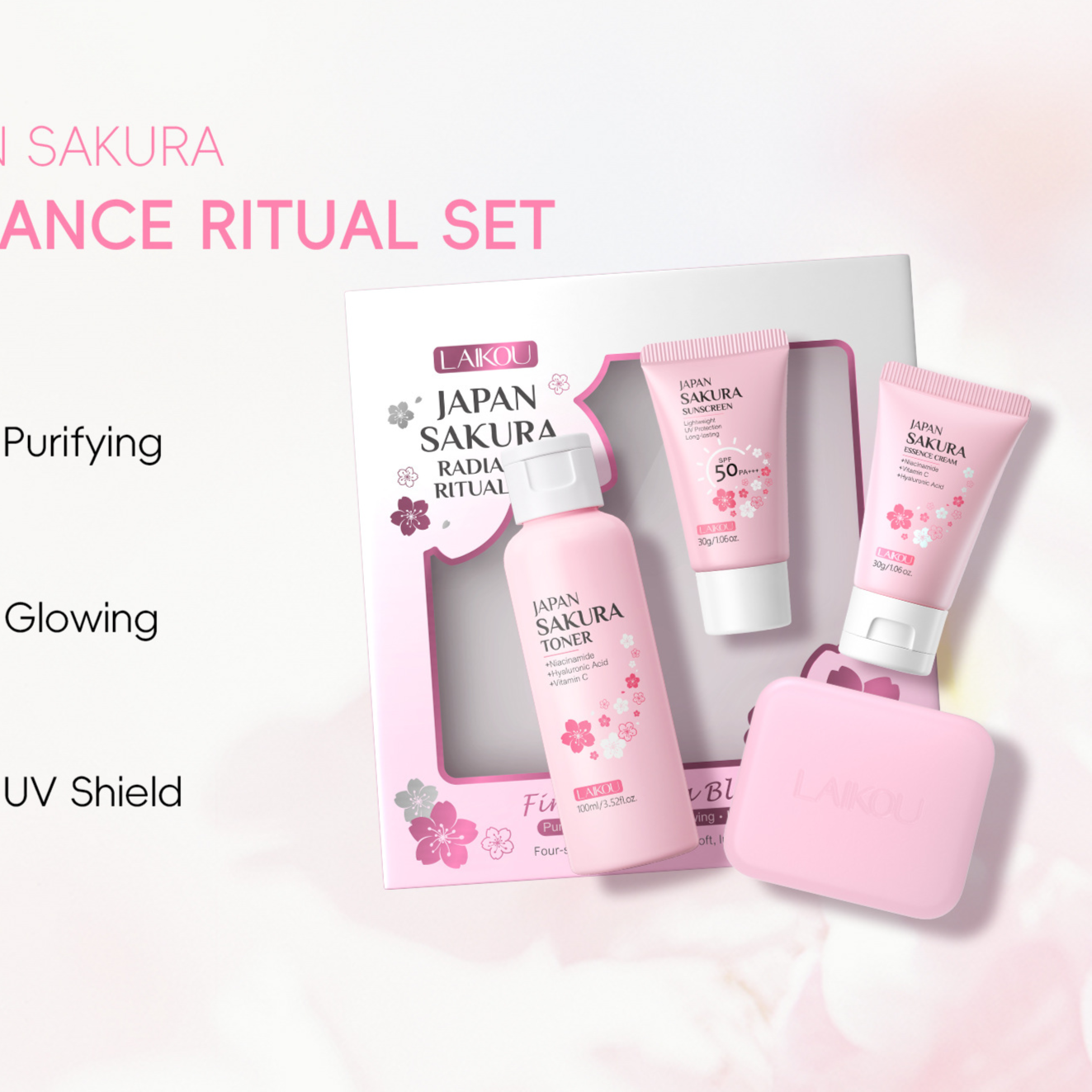 Cherry Blossom Skincare Set