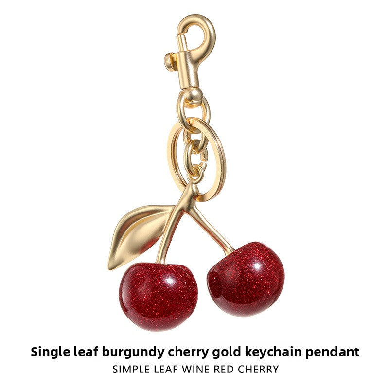 Cherry Fruit Keychain