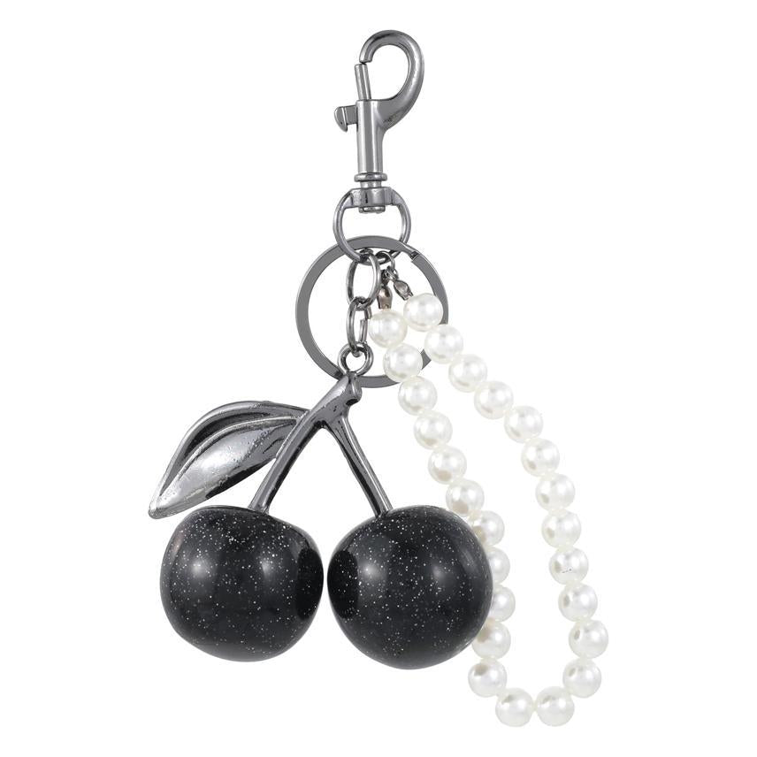 Cherry keychain pendant