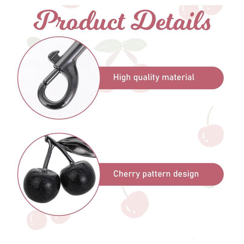 Cherry keychain pendant