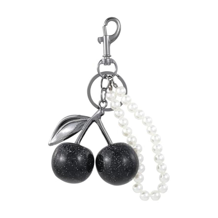 Cherry keychain pendant
