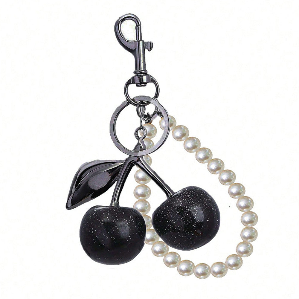 Cherry pendant keychain