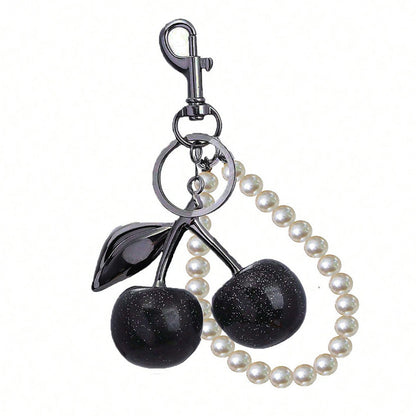 Cherry pendant keychain