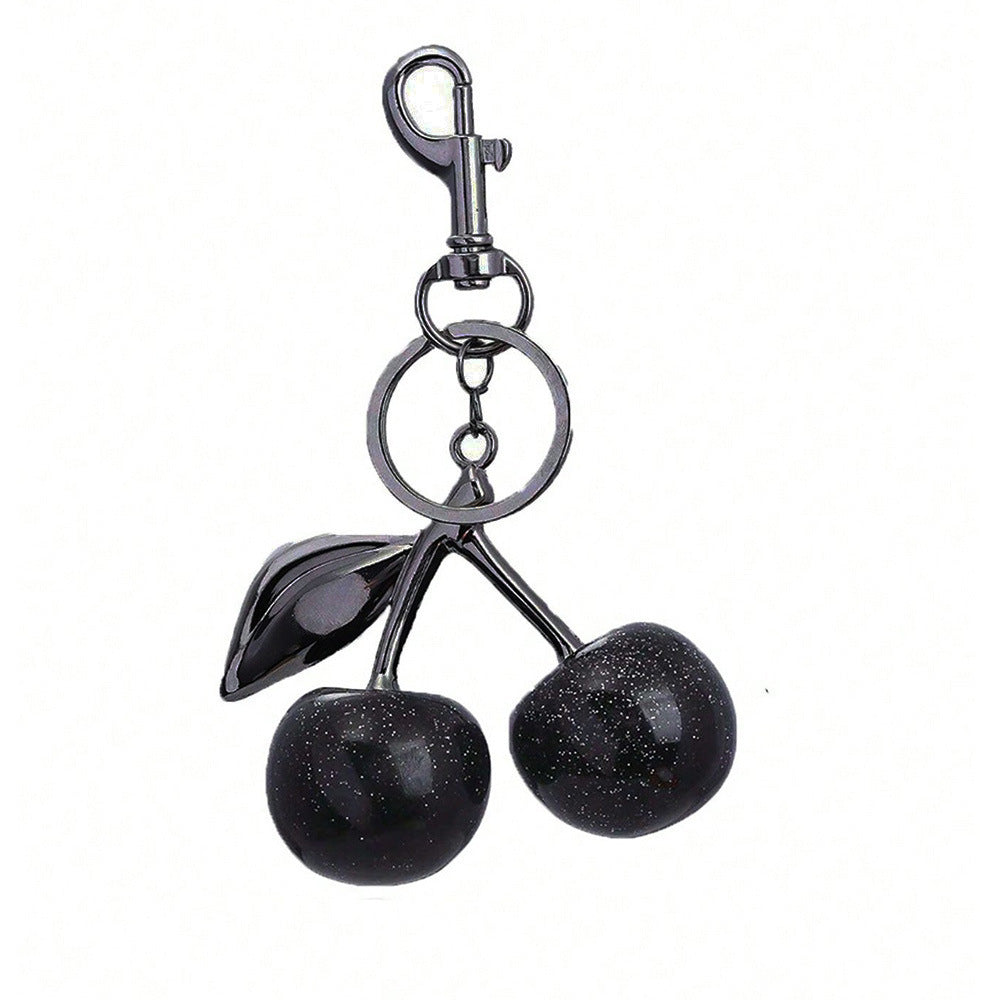 Cherry pendant keychain