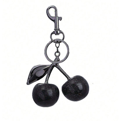 Cherry pendant keychain