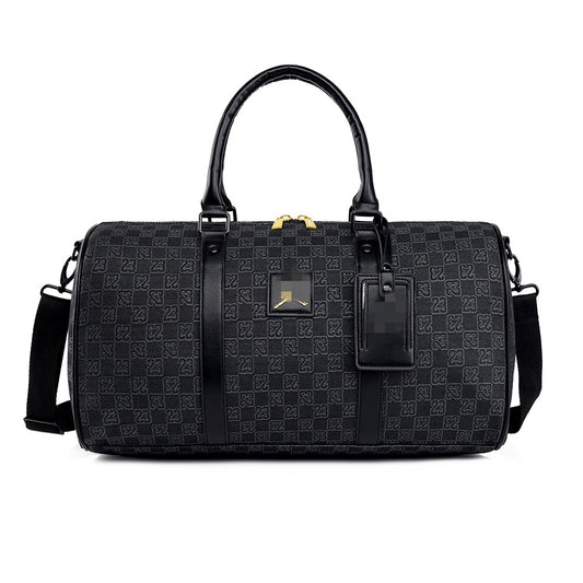 Chessboard diagonal crossbody bag