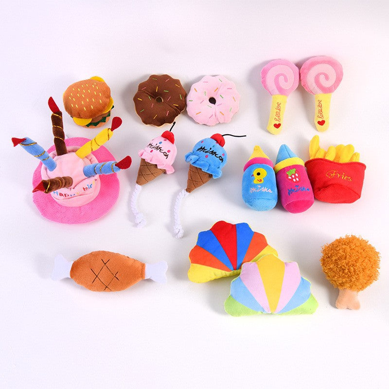 Chew Resistant Squeaky Plush Pet Toy