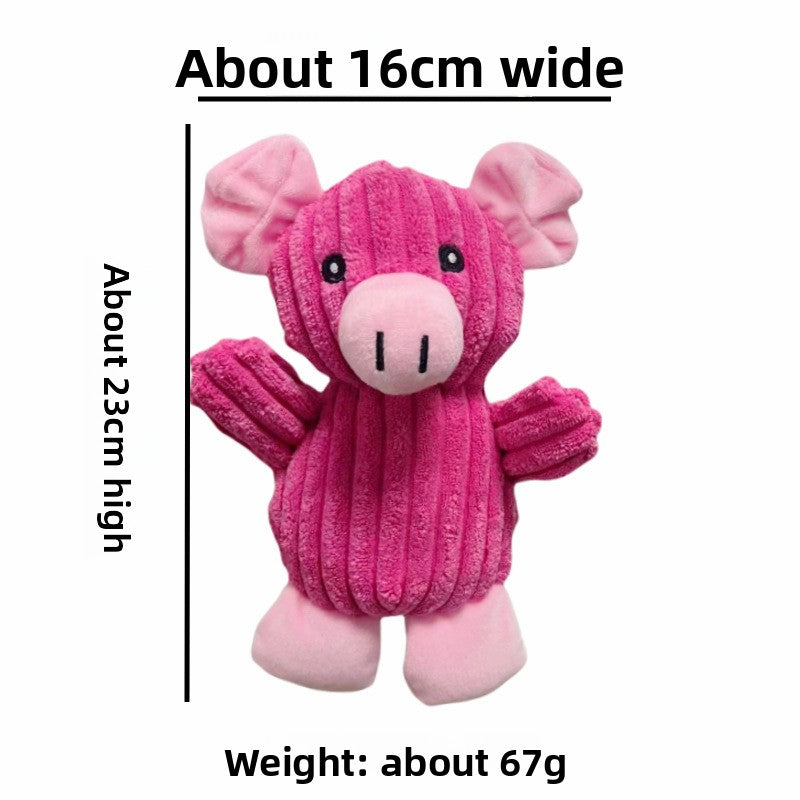 Chew Resistant Squeaky Plush Pet Toy