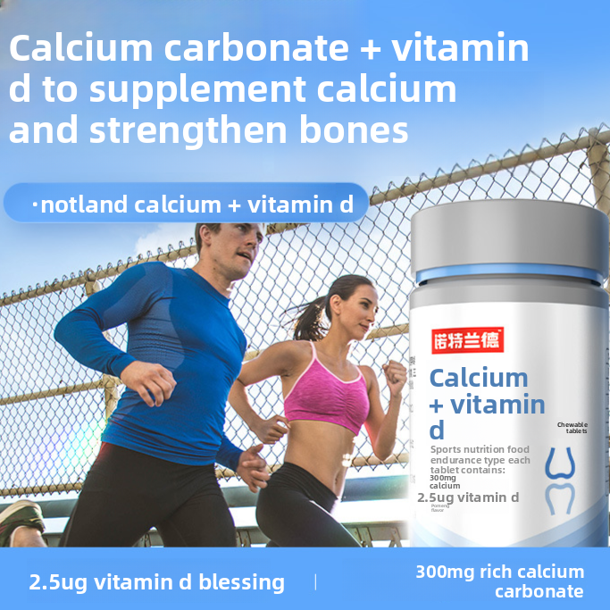 Chewable calcium tablets