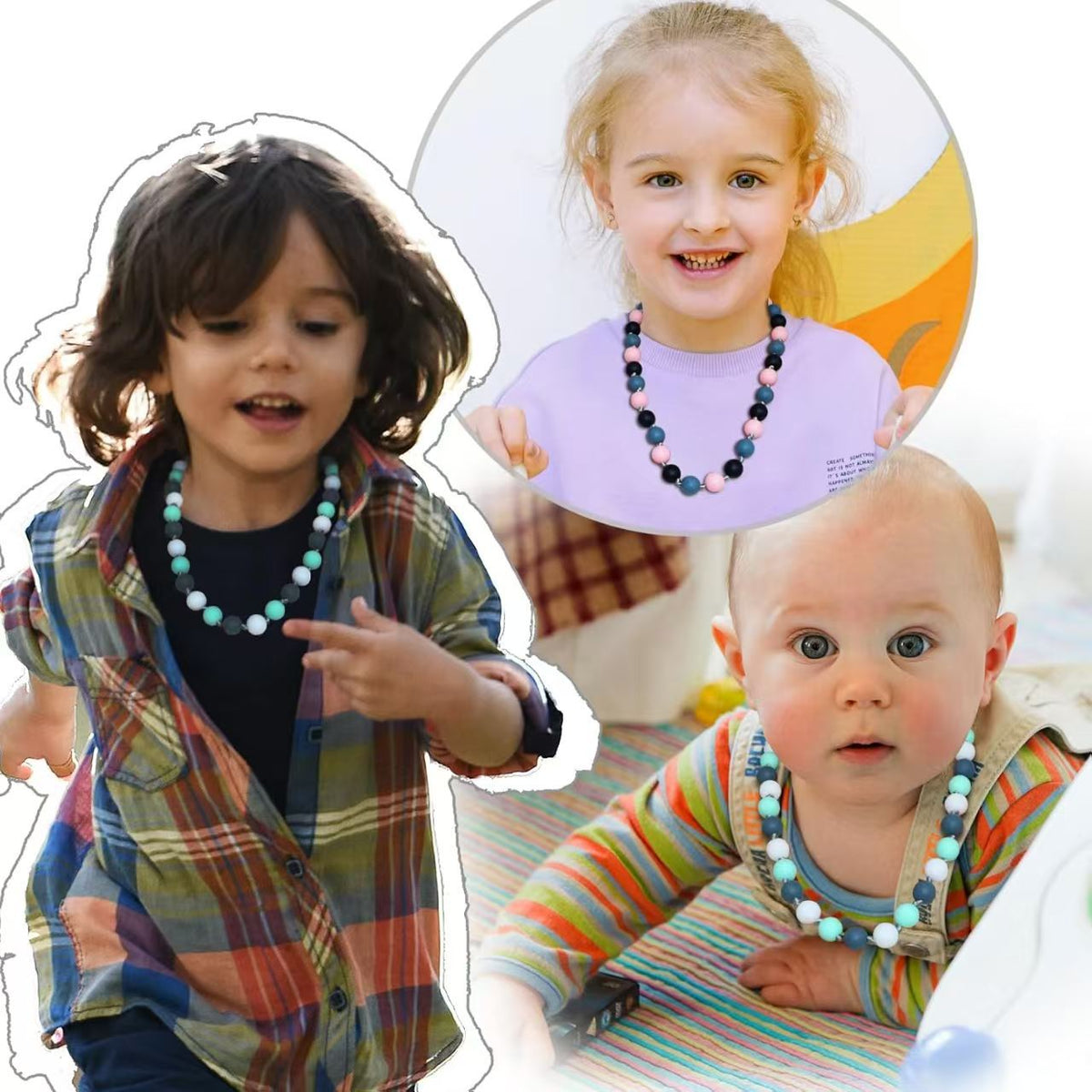 Chewing toy necklace