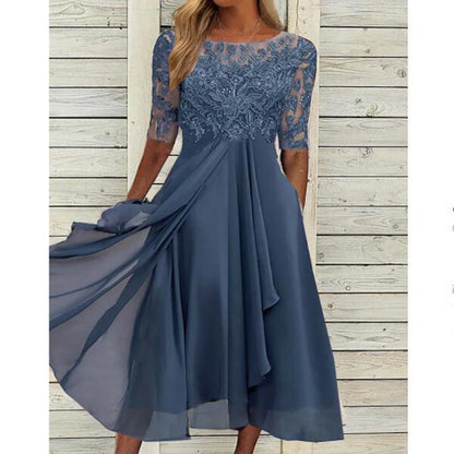 Chiffon Lace Evening Dress