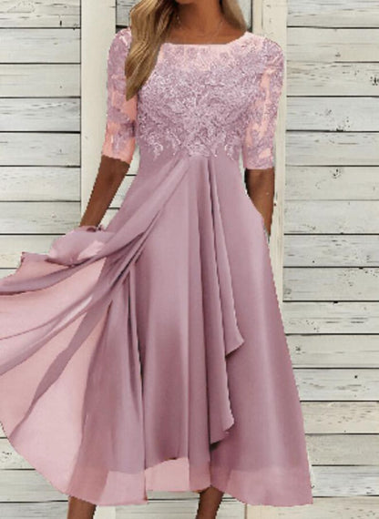 Chiffon Lace Evening Dress
