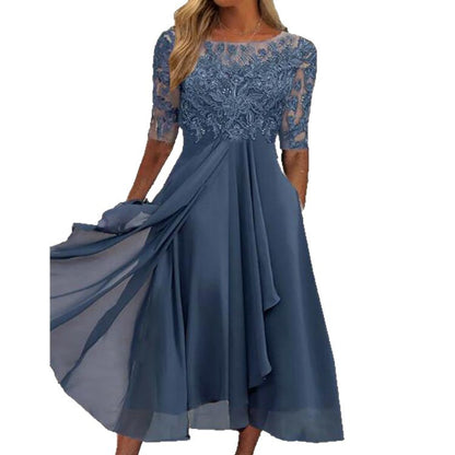 Chiffon Lace Evening Dress