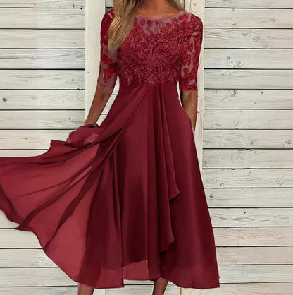 Chiffon Lace Evening Dress