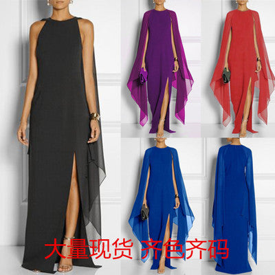 Chiffon patchwork dress