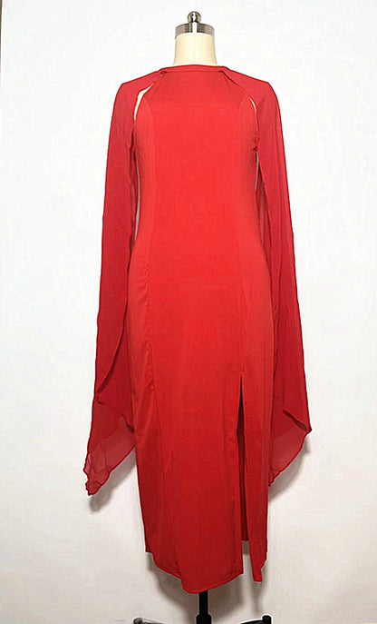 Chiffon patchwork dress