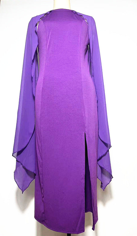 Chiffon patchwork dress