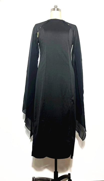 Chiffon patchwork dress