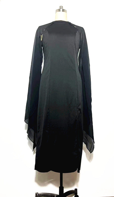 Chiffon patchwork dress