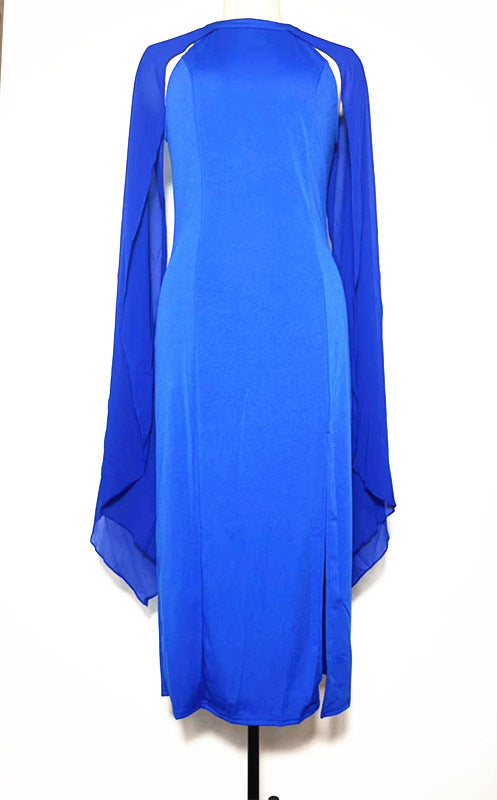 Chiffon patchwork dress