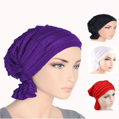 Chiffon Pleated Hat